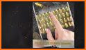 Golden Bow Keyboard Theme related image