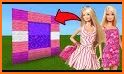 Pink Princess House Map for MCPE related image