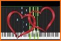 Red Love Hearts Rose Keyboard Theme related image