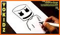how to draw drinks with marshmello related image