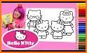 Kitty Cat Coloring Book related image