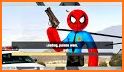 Spider Stickman Rope: Vegas Crime City Hero related image