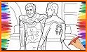 Superheroes spider coloring book 2020 related image