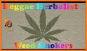 Reggae Weed Leaf Keyboard Background related image