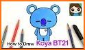 How to Draw BT21 related image