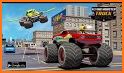 Flying Monster Truck Driving: Shooting Games related image