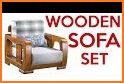 Wooden Sofa Set Design idea related image