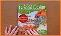 Christmas Doodle Coloring Book related image
