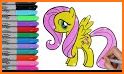 Fluttershy Coloring Game related image