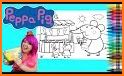 Coloring Pepa Pig for fans related image