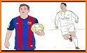 Messi coloring game related image