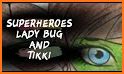 Coloring Lady Superhero Bug related image