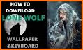 Fire Wallpaper and Keyboard - Lone Wolf related image