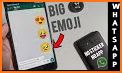 Big emoji stickers & Talk emoji for WhatsApp related image