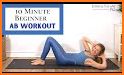 Beginner abs workout related image