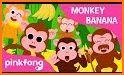 Banana world - Bananas island - hungry monkey related image