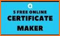 Certificate Maker app Easy to Design Certifcate related image