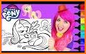 Unicorn Coloring Pages – Pony Coloring Book related image