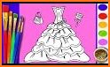 Fashion Girl Coloring Book related image