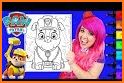 How to color Paw Patrol  Coloring Book related image