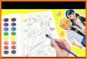Doll Drawing - Coloring Book related image