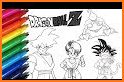 Coloring Dragon DBZ  Goku related image