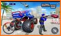 Us Police Monster Truck Cop Duty City War Games related image