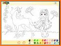 Free Unicorn Coloring Pages related image