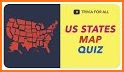 USA Map Quiz - State Map Quiz related image