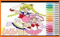 Princess Coloring - Magic Girl Coloring related image