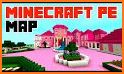 Map Pink Princess House MCPE - Minecraft Mod related image