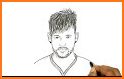 Messi & Ronaldo : How to draw Neymar related image