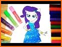 Rarity Coloring Game related image