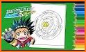 Coloring Beyblade Burst related image