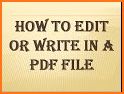 Write on PDF related image