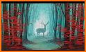 Green Nature Deer Love Theme related image