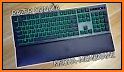 Black Green Tech keyboard related image