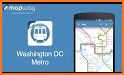 Washington DC Metro Route Map related image