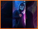 Neon Mask Wallpaper Parallax related image