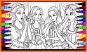 Coloring Pretty Dolls - Relaxing Coloring Games related image