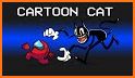 Real Cartoon Cat Among Stickman Guys related image