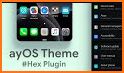 #Hex Plugin - ayOS Retina Dark for Samsung OneUI related image