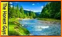 Beautiful natural scenery river theme related image
