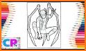 Spider super coloring hero man related image