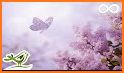 Romantic Purple Butterfly Flower Theme related image