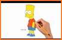 Draw Coloring For The Simpson Book related image