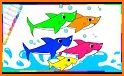 Coloring Sponge Shark Family related image