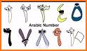 Drow Arabic Letter and Numbers related image