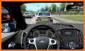 Driving simulator drive in car related image