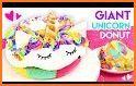 Make Rainbow Unicorn Donuts related image